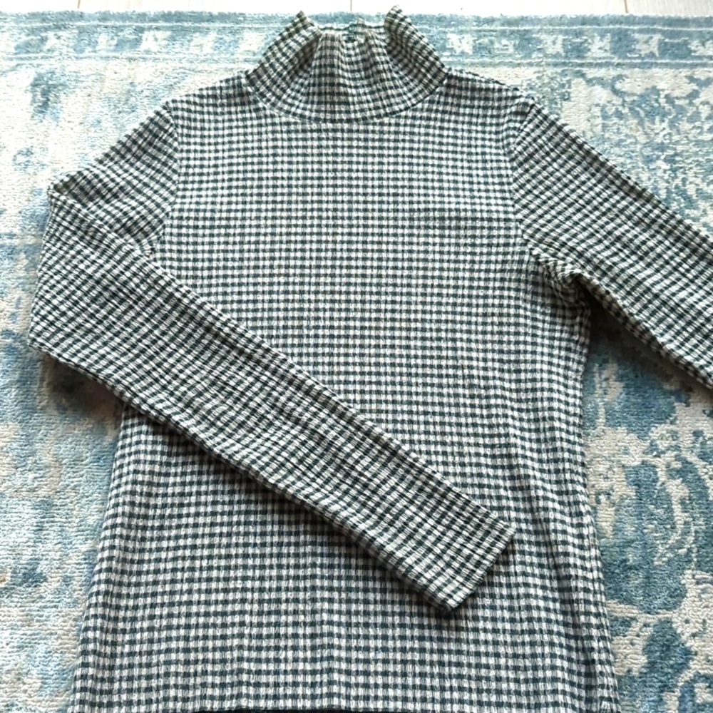 Permanent vacation mock turtleneck